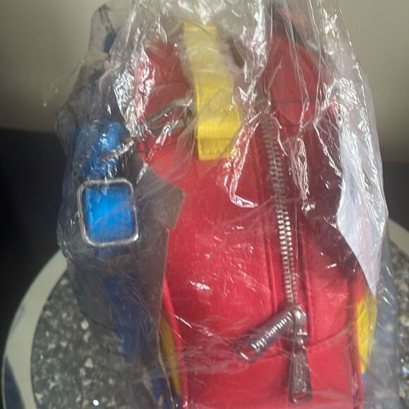 Loungefly Hello Kitty 45th Anniversary Stripes Convertible Mini Backpack kid new - Picture 8 of 16